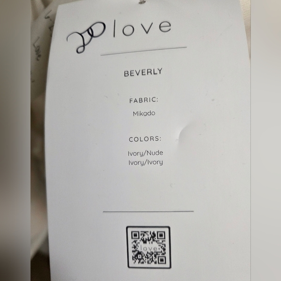 NWT LOVE by Enzoani "Beverly" Wedding Dress Size 10 - Picture 7 of 10